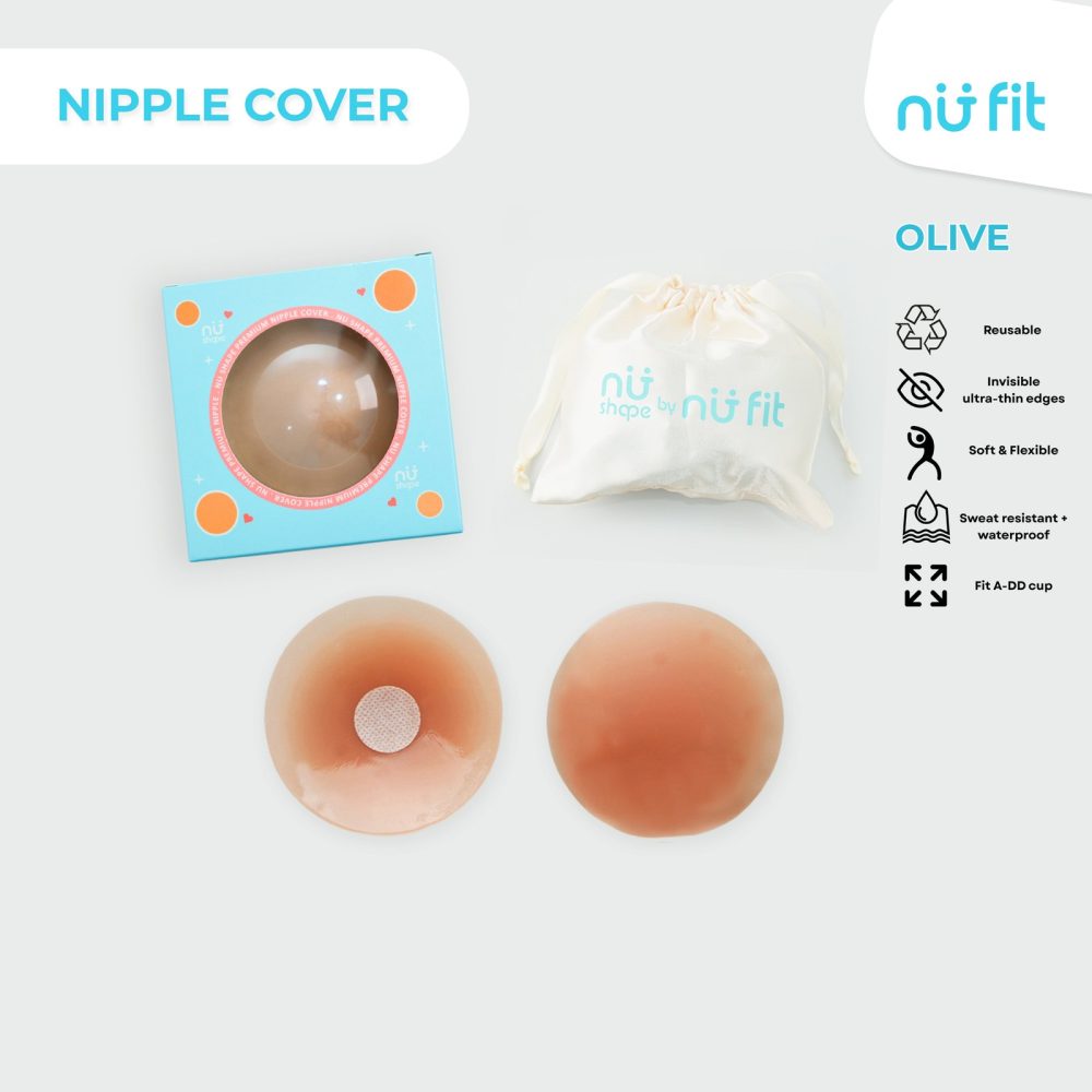 Nu Shape Nipple Cover 8 cm Silicone Premium