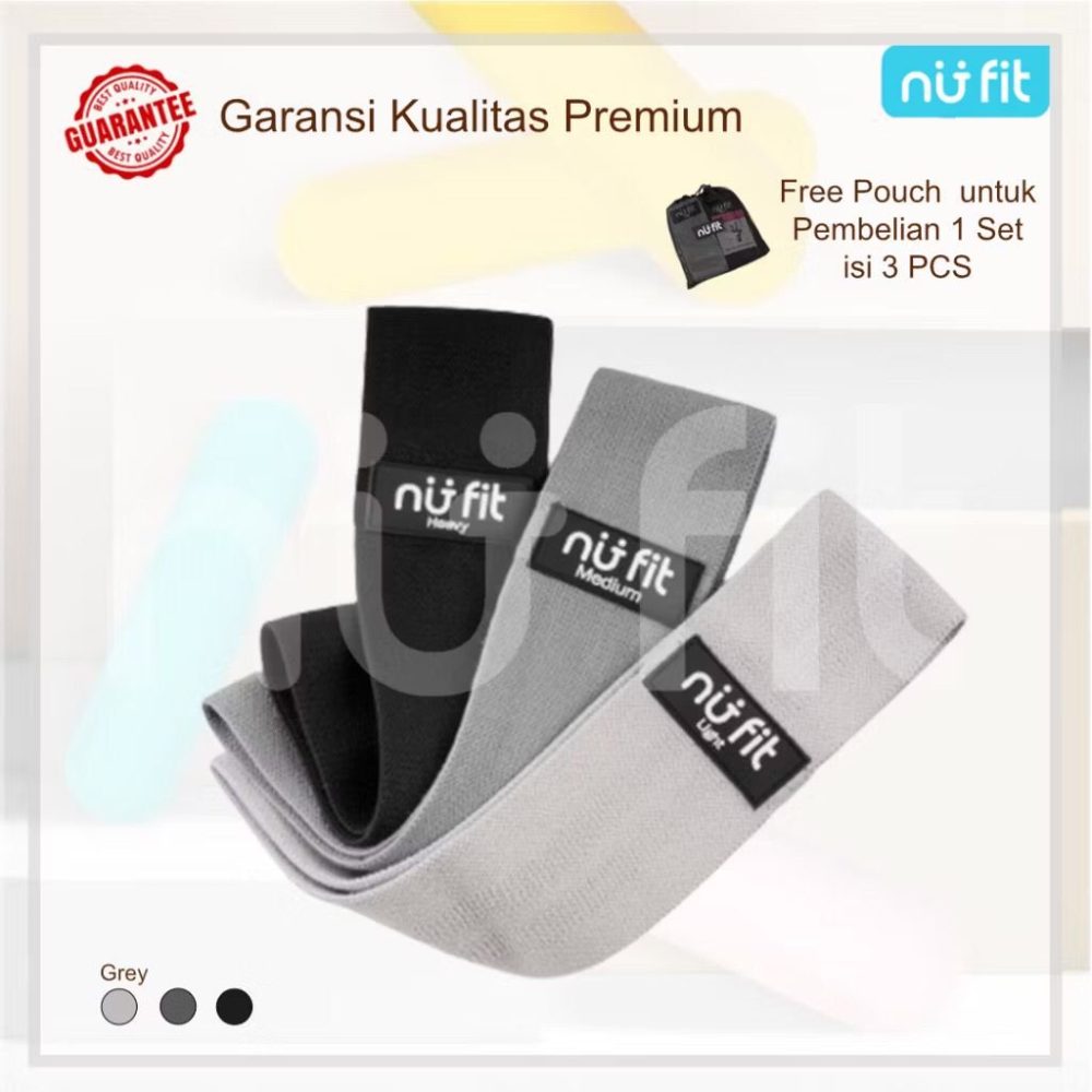 Resistance Hip Band Kain (1 Set isi 3 Pcs)